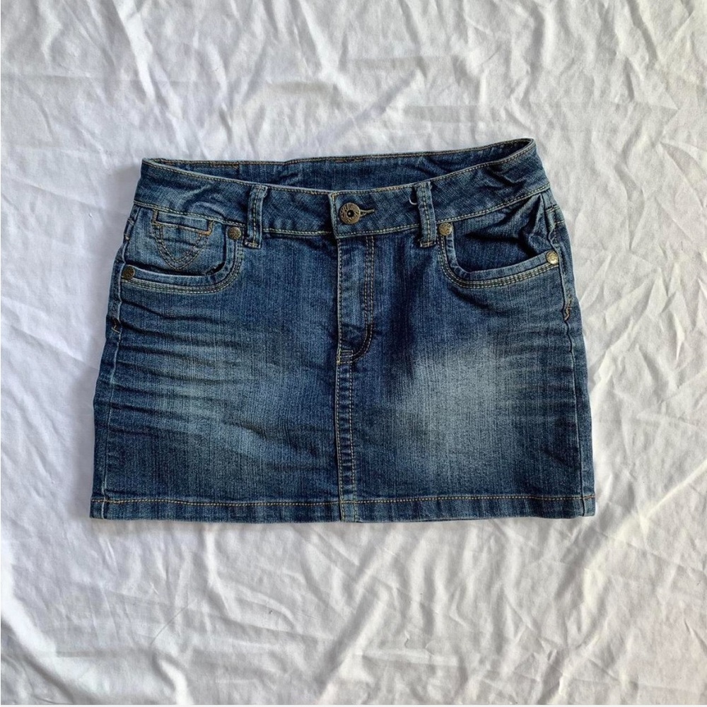 2000s Denim Mini Skirt